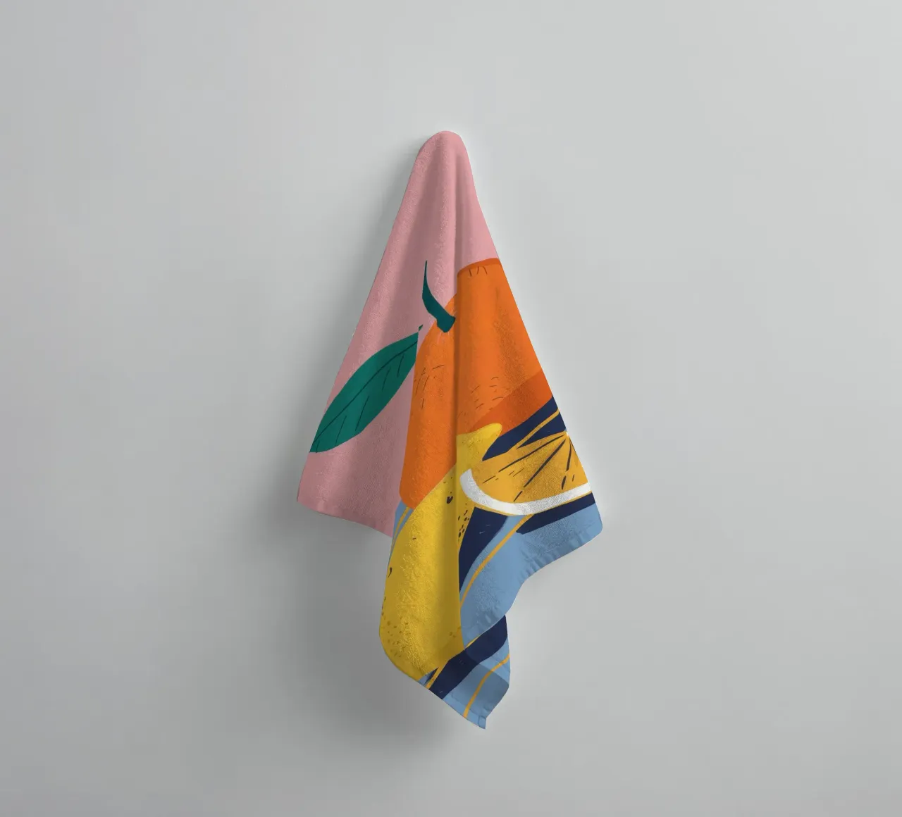 Orange und Zitrone Light Handtuch von Haven Fantasy