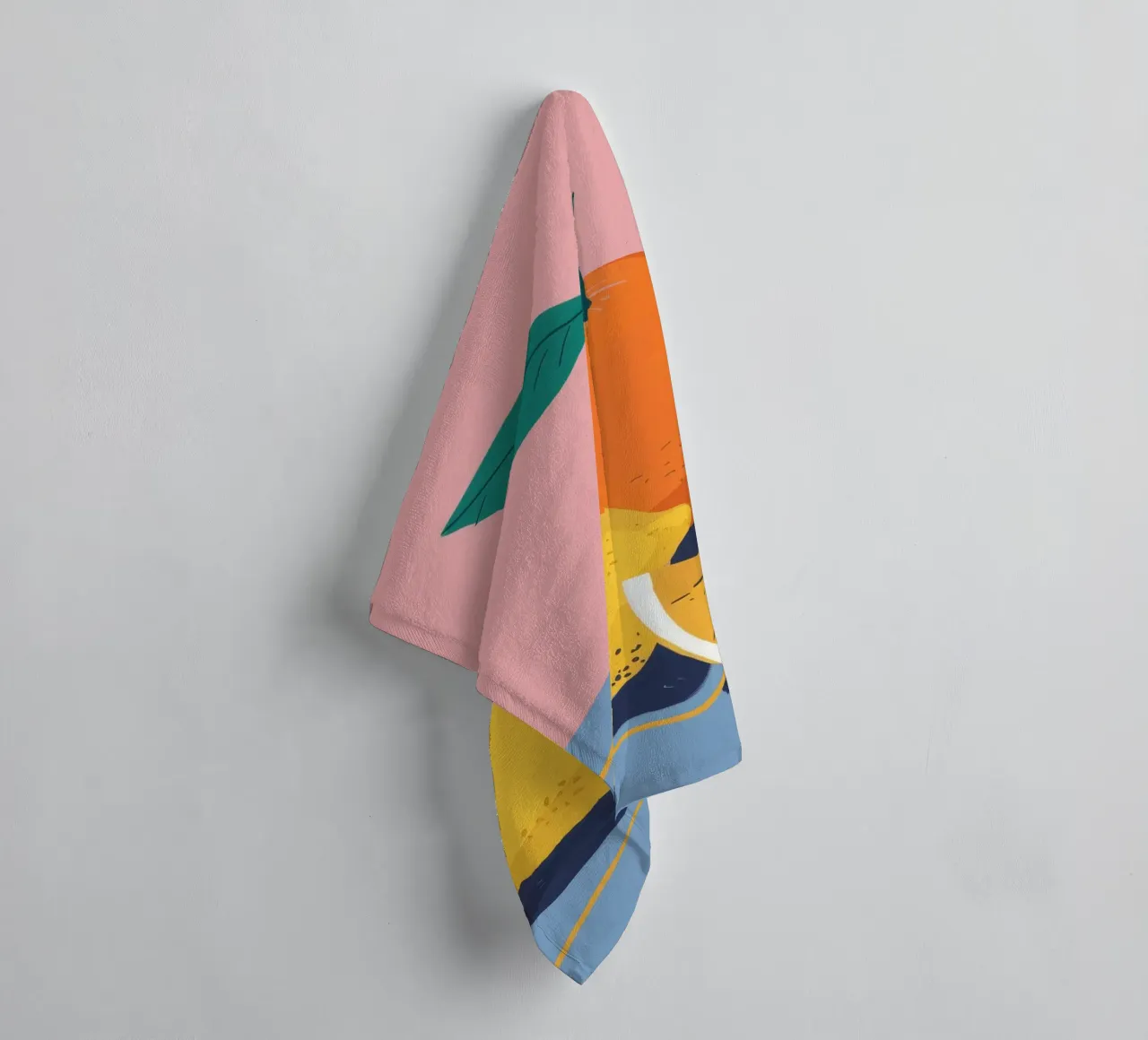 Orange und Zitrone Light Handtuch von Haven Fantasy