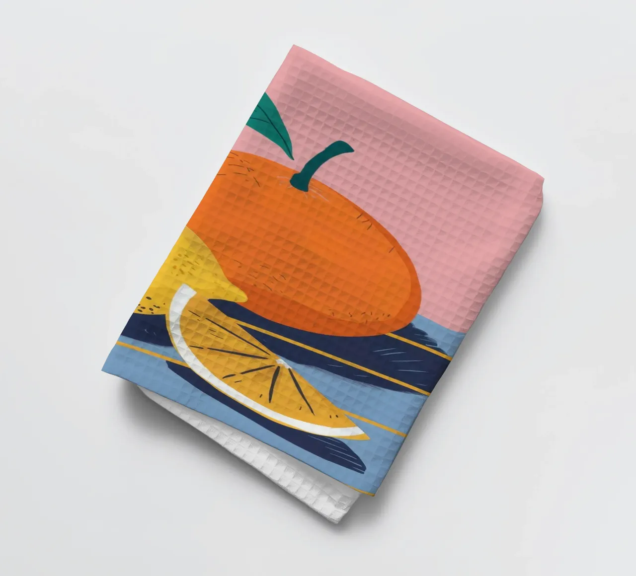 Orange und Zitrone Light Geschirrtuch von Haven Fantasy