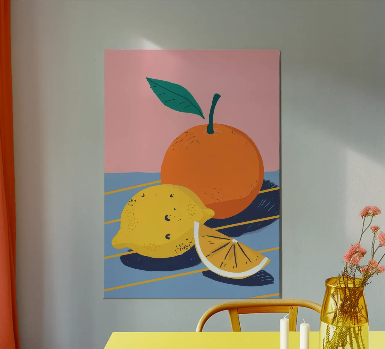 Orange et citron light poster de Haven Fantasy