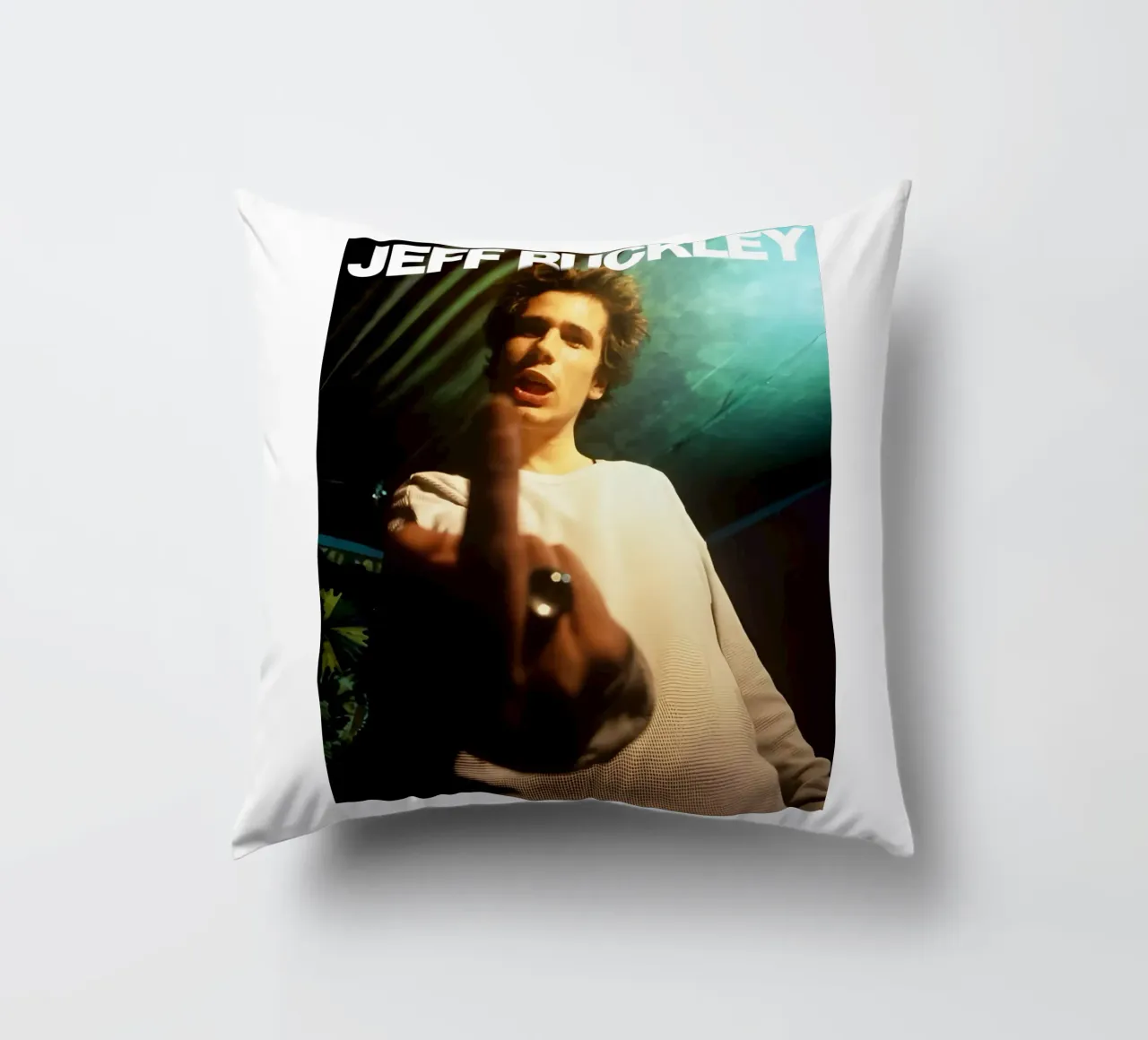 Dito medio alla Jeff Buckley cuscino da greskulargenama
