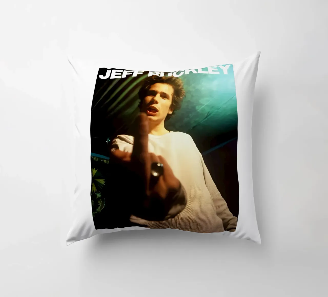 Dito medio alla Jeff Buckley cuscino da greskulargenama