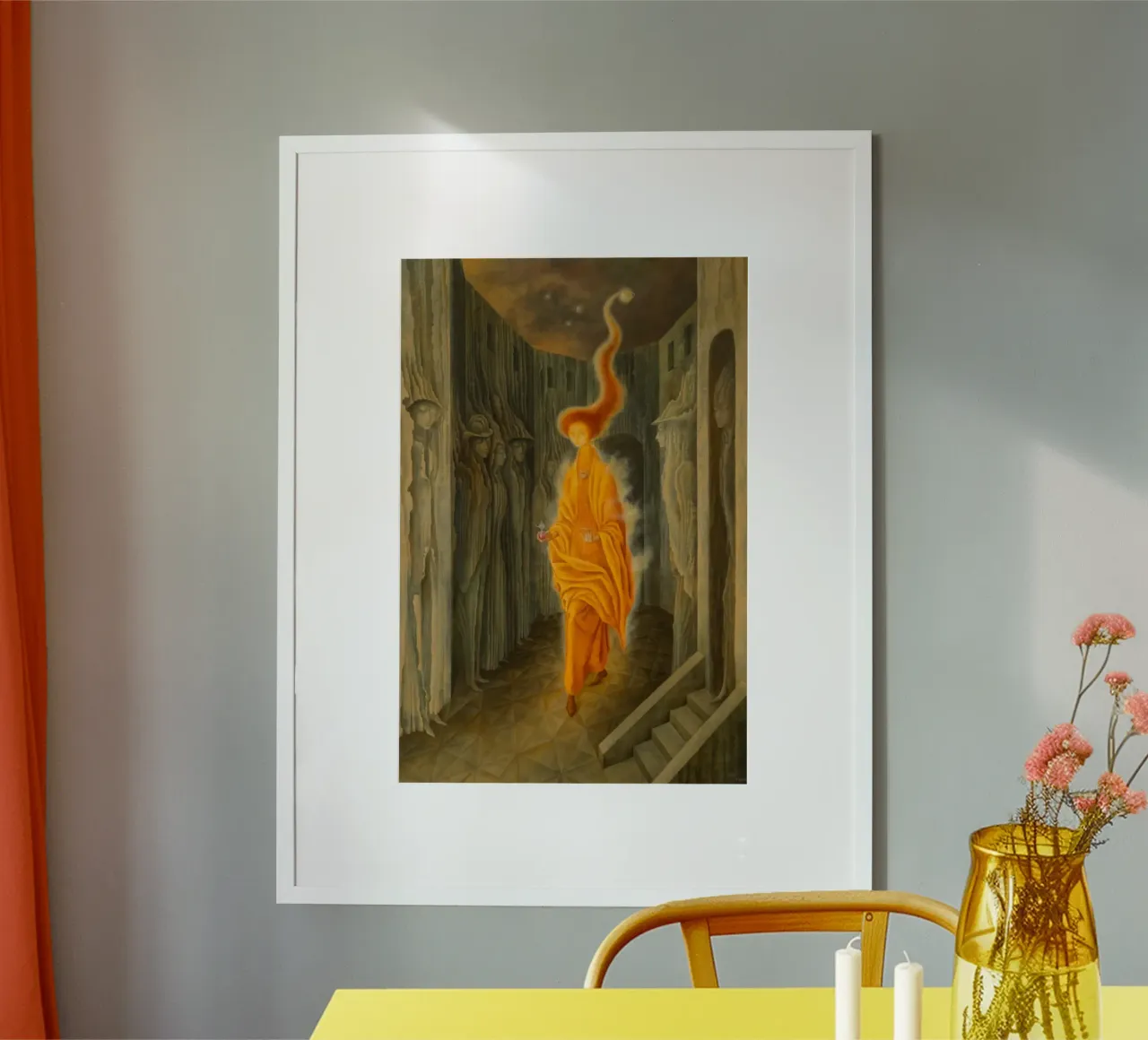 La chiamata, 1961 poster con telaio in alluminio da Alexandra Sutton