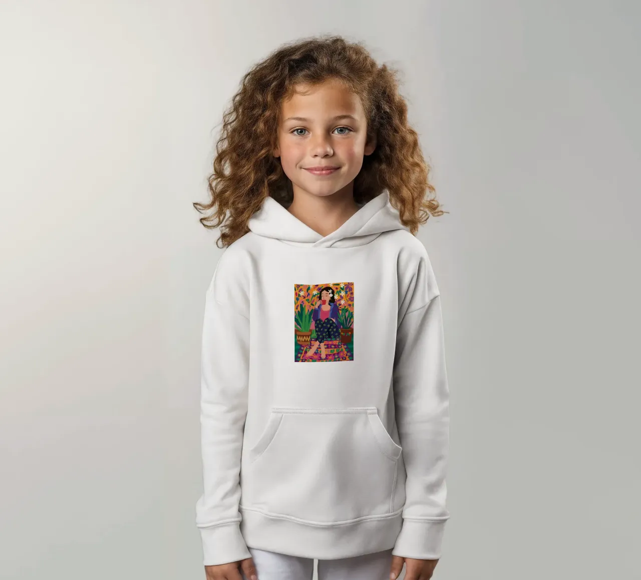 Scala interna eclettica felpa bambino con cappuccio da Marigold Tiga
