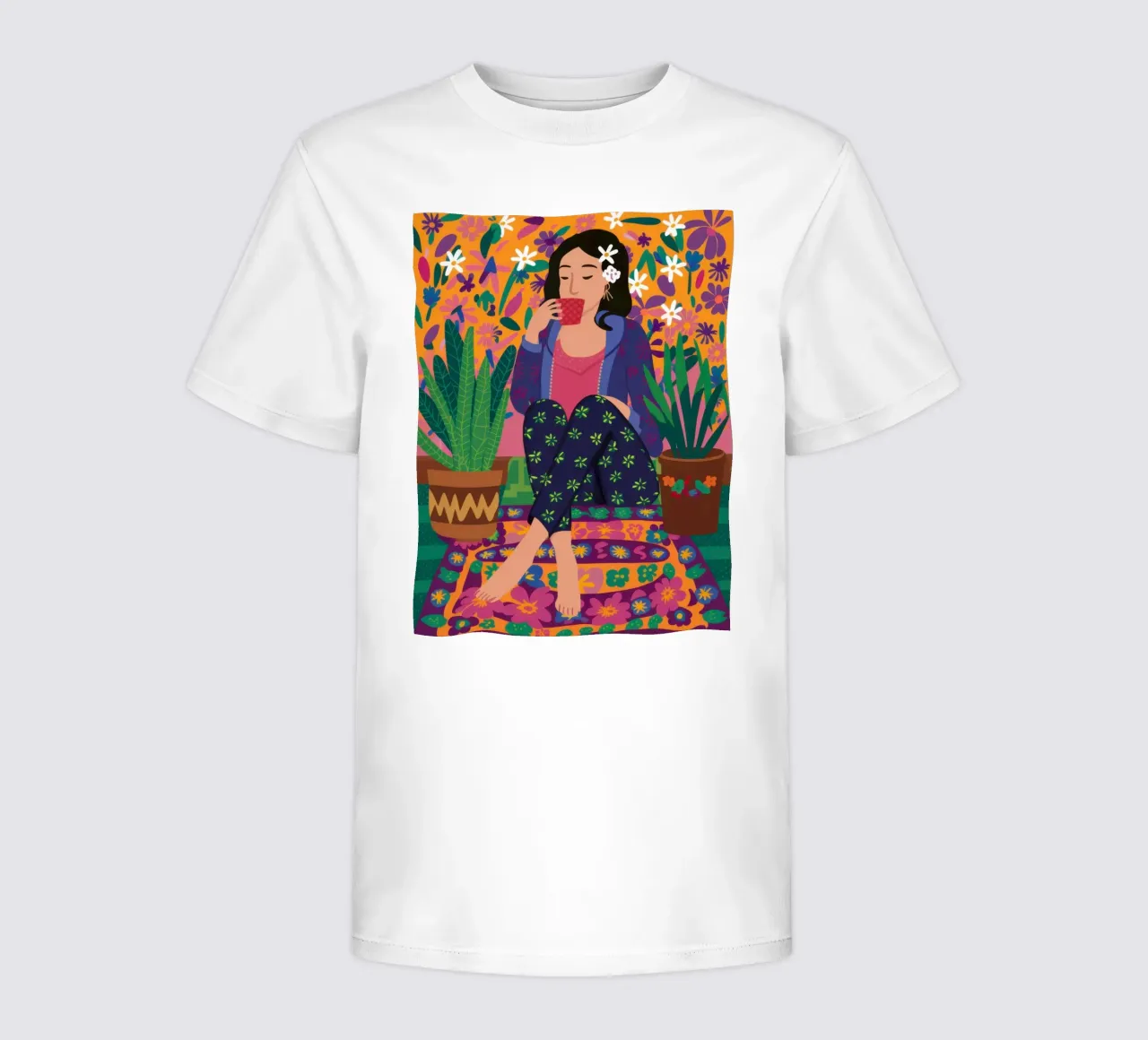 Scala interna eclettica t-shirt bambini da Marigold Tiga