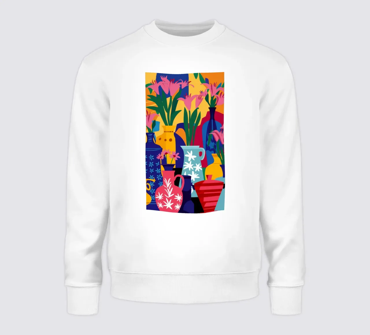 Medley de tulipanes abstractos sudadera de Pale Aura