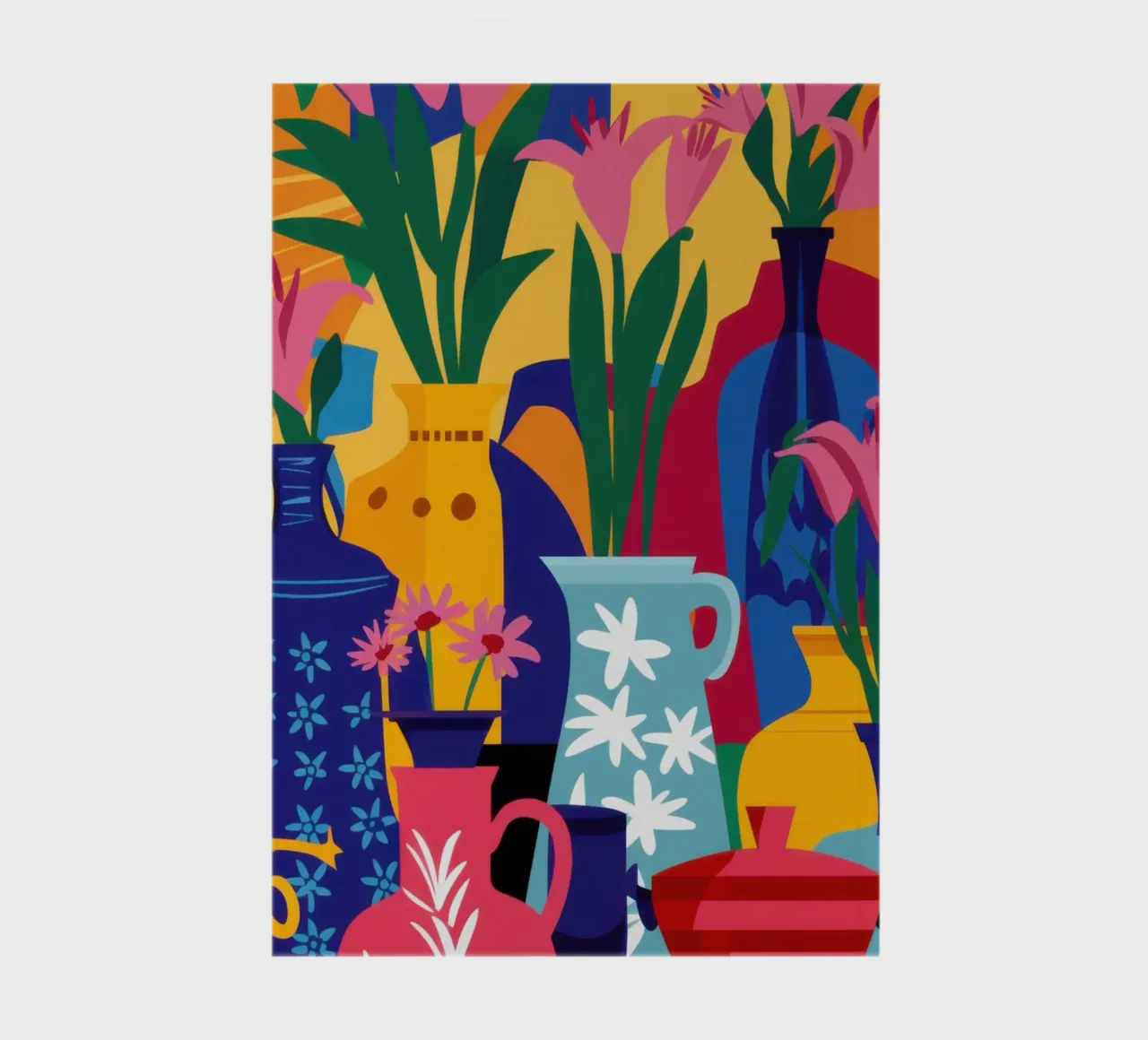 Abstract Tulip Medley notebook by Pale Aura