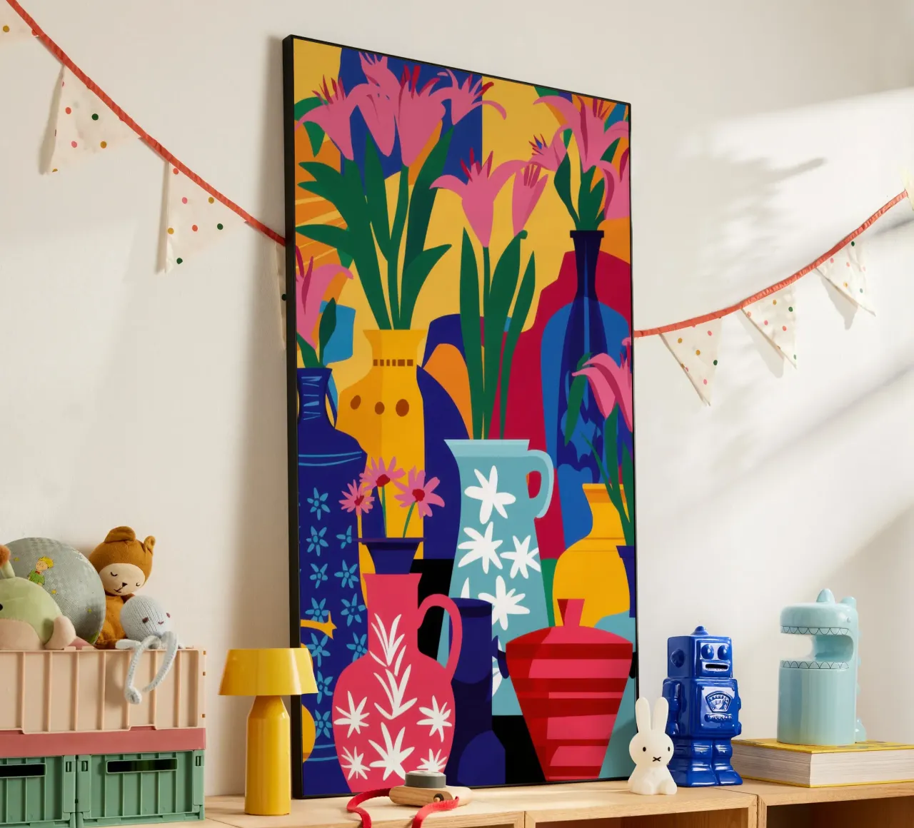 Abstract Tulip Medley alu-dibond by Pale Aura