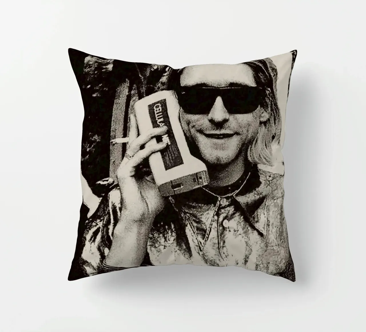 Vintage Kurt CObain Calling cuscino da Has Fab