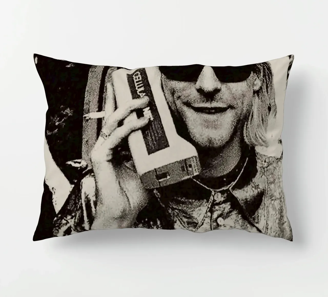 Vintage Kurt CObain Calling cuscino da Has Fab