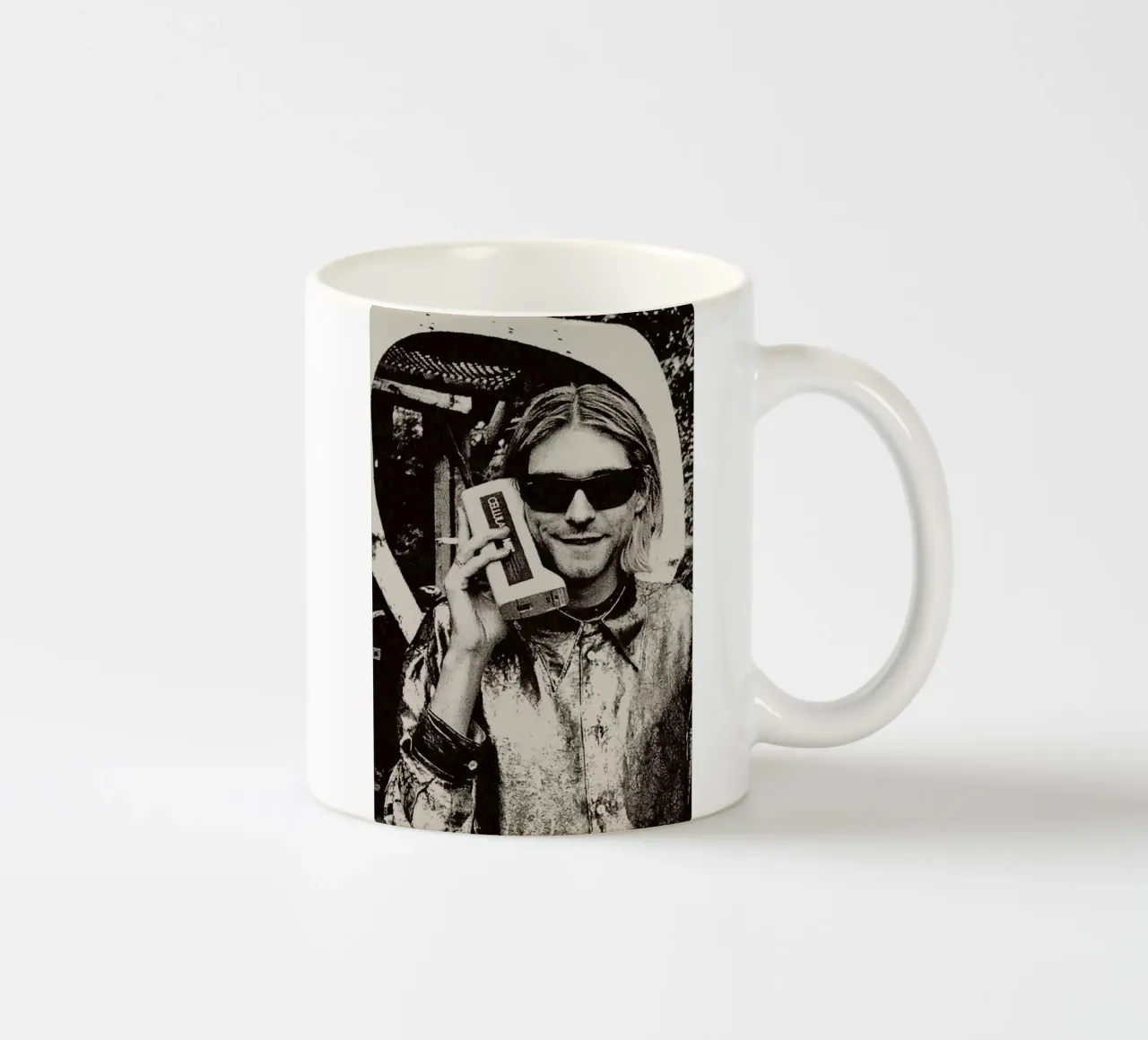 Vintage Kurt CObain Calling tazza in ceramica da Has Fab