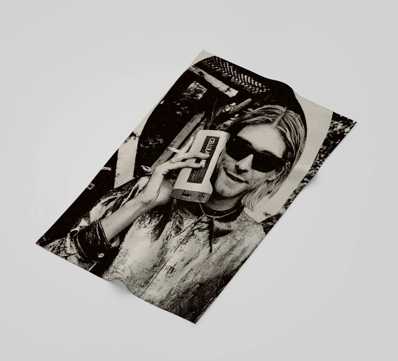 Vintage Kurt CObain Calling telo mare da Has Fab