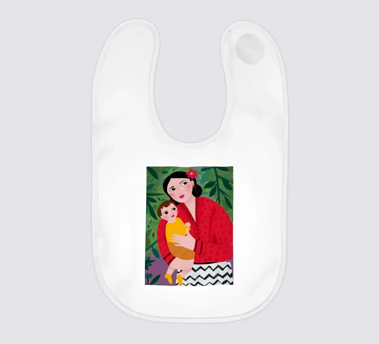 Mutter und Kind Liebe Babylätzchen von Marigold Tiga