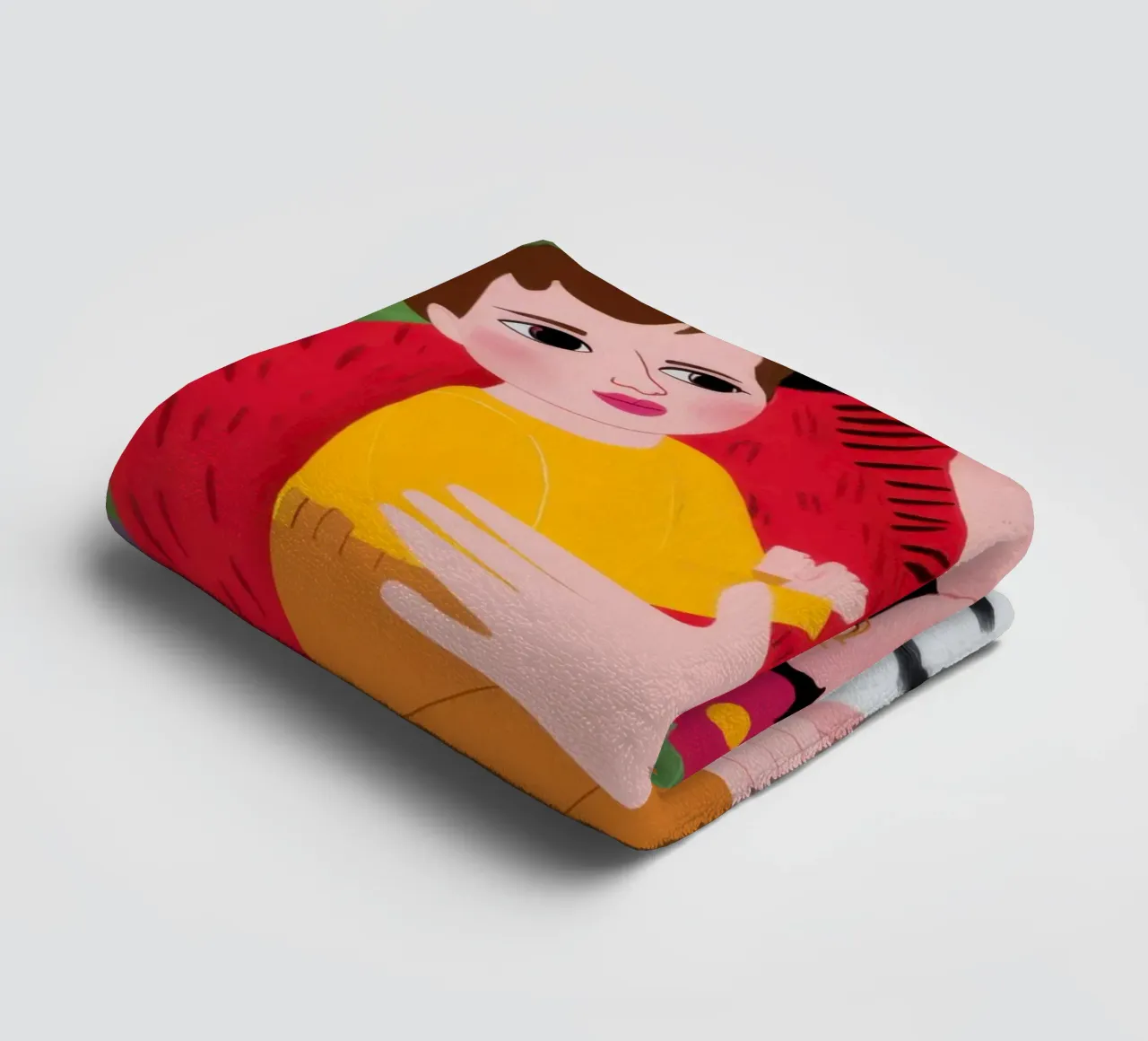 Mutter und Kind Liebe Handtuch von Marigold Tiga