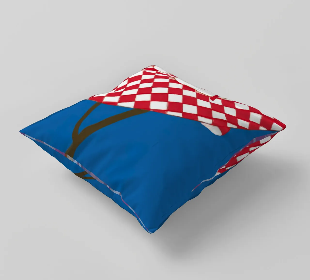 Caffè a scacchi Stillness cuscino da Pale Aura