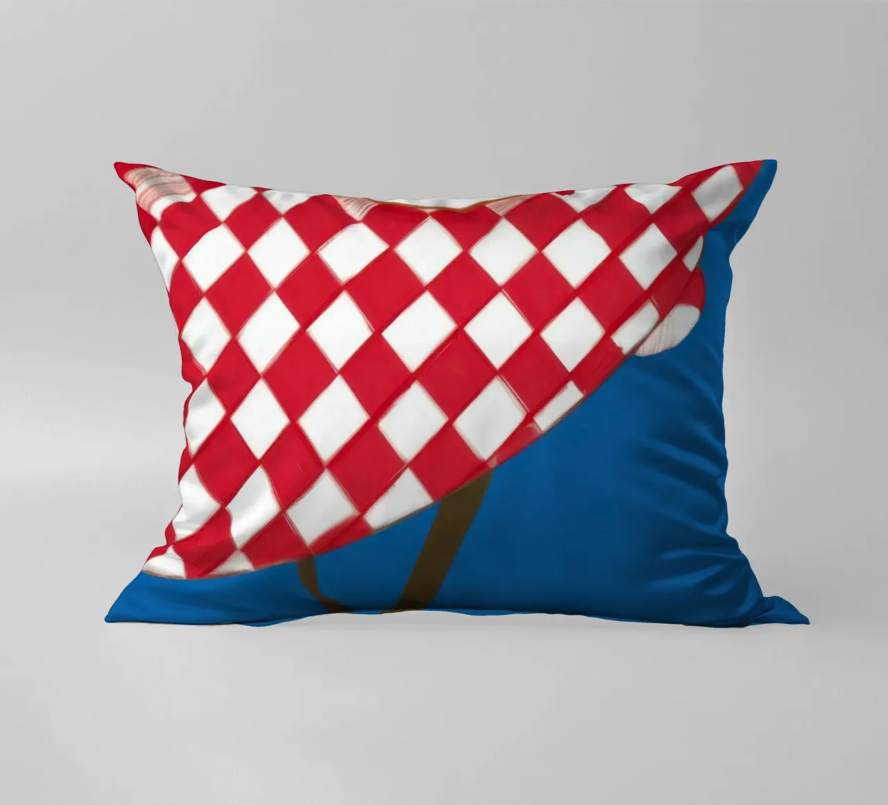 Caffè a scacchi Stillness cuscino da Pale Aura