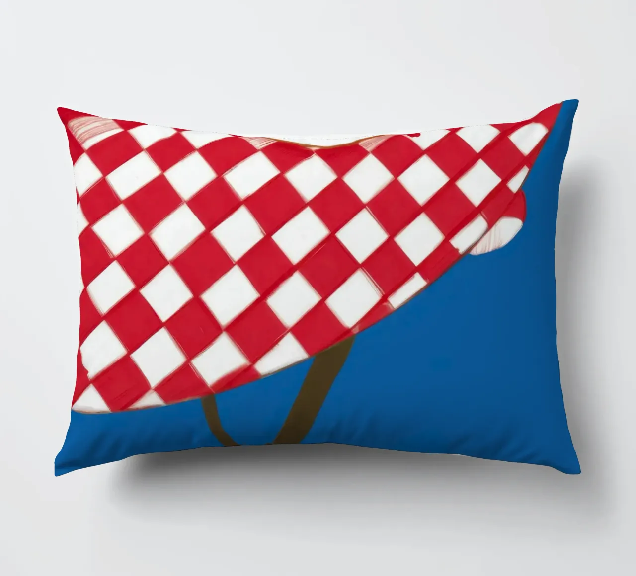 Caffè a scacchi Stillness cuscino da Pale Aura