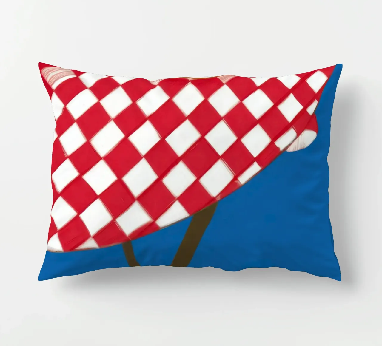 Caffè a scacchi Stillness cuscino da Pale Aura