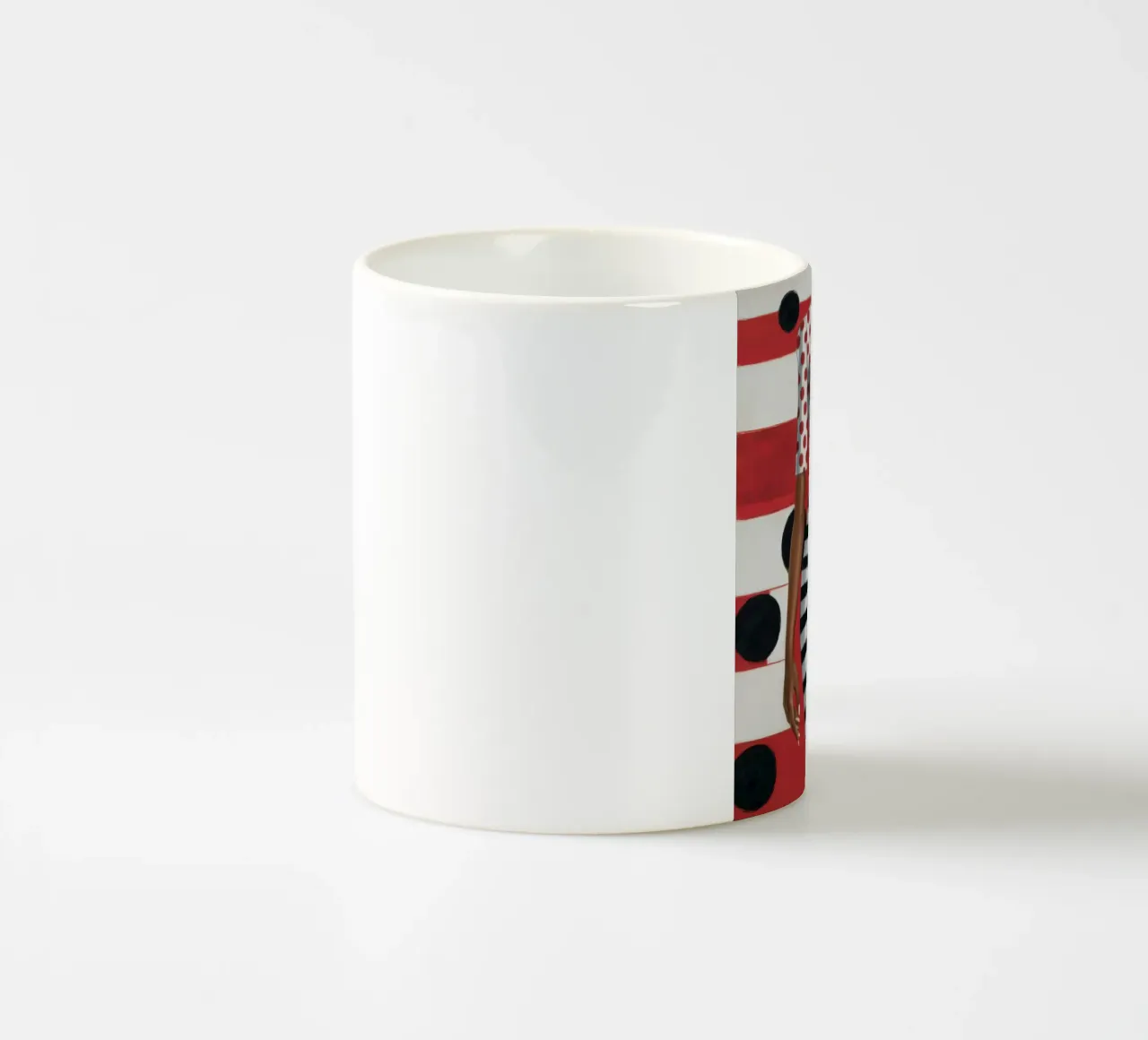 Forma del corpo a strisce tazza in ceramica da Haven Fantasy