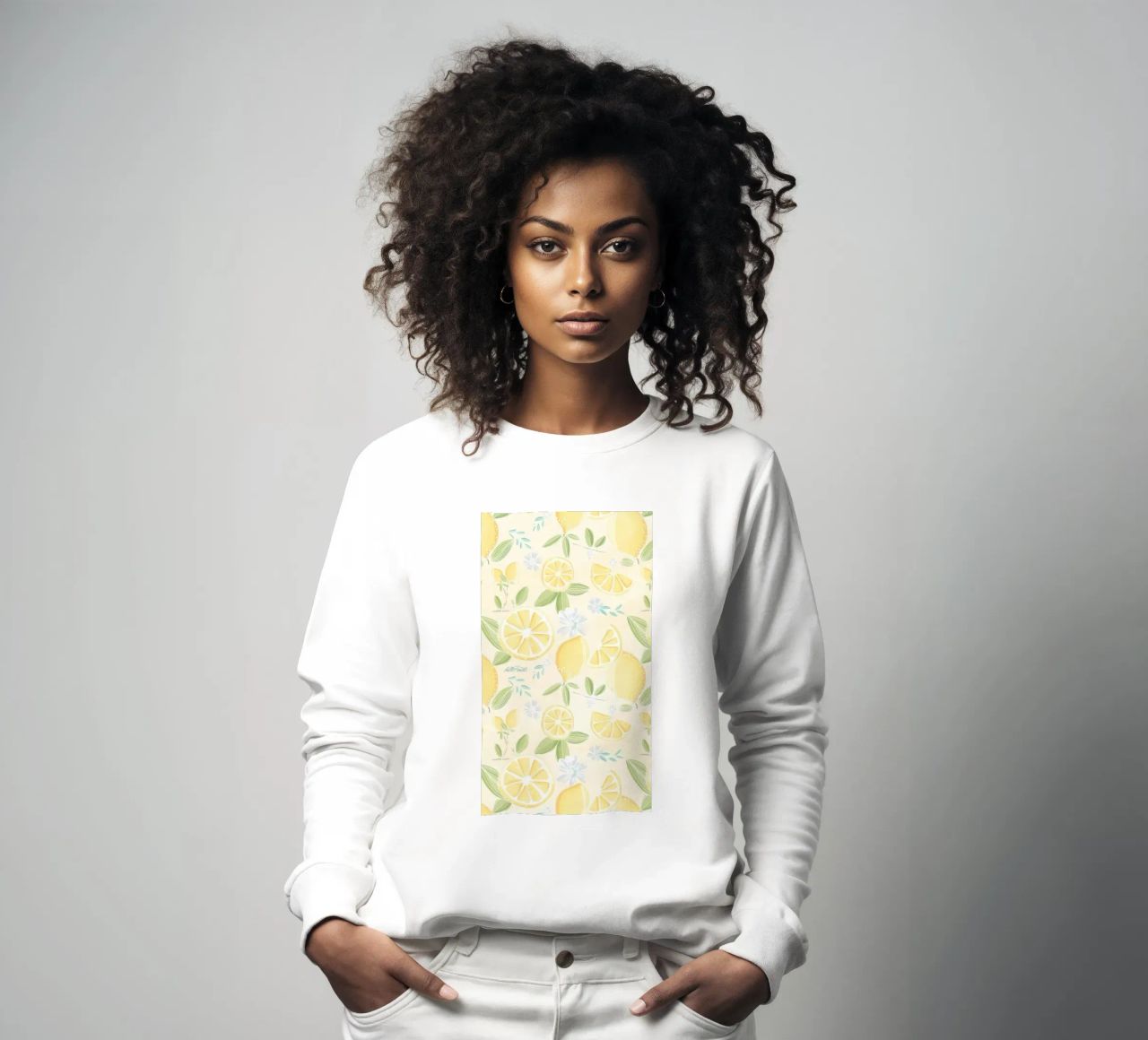 Zitrone Sweatshirt von kurumacity