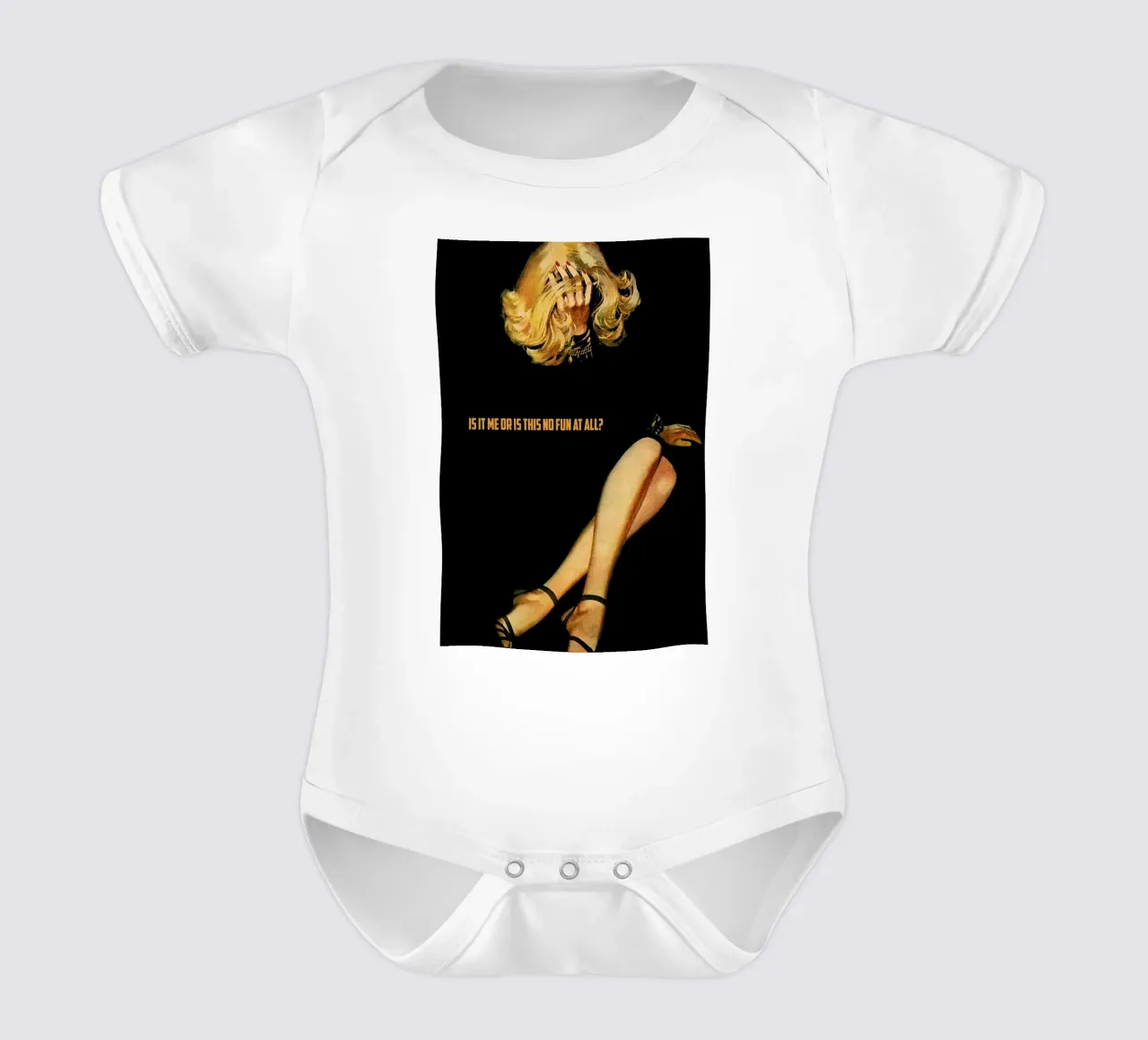 No Fun At All body de bebé de Gallery Print and Art Limited