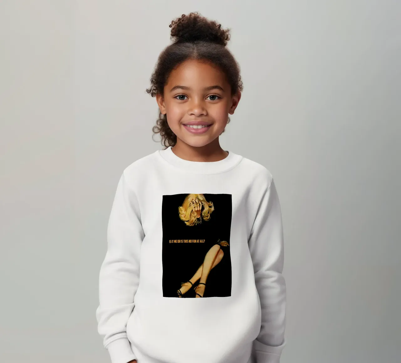 No Fun At All felpa bambino da Gallery Print and Art Limited