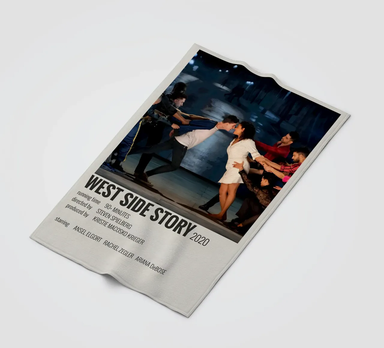 WEST SIDE STORY 2020 coperta in pile da MVFminimalist
