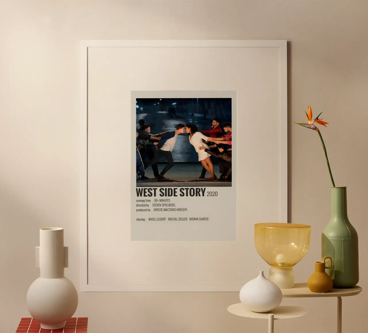 WEST SIDE STORY 2020 poster da MVFminimalist