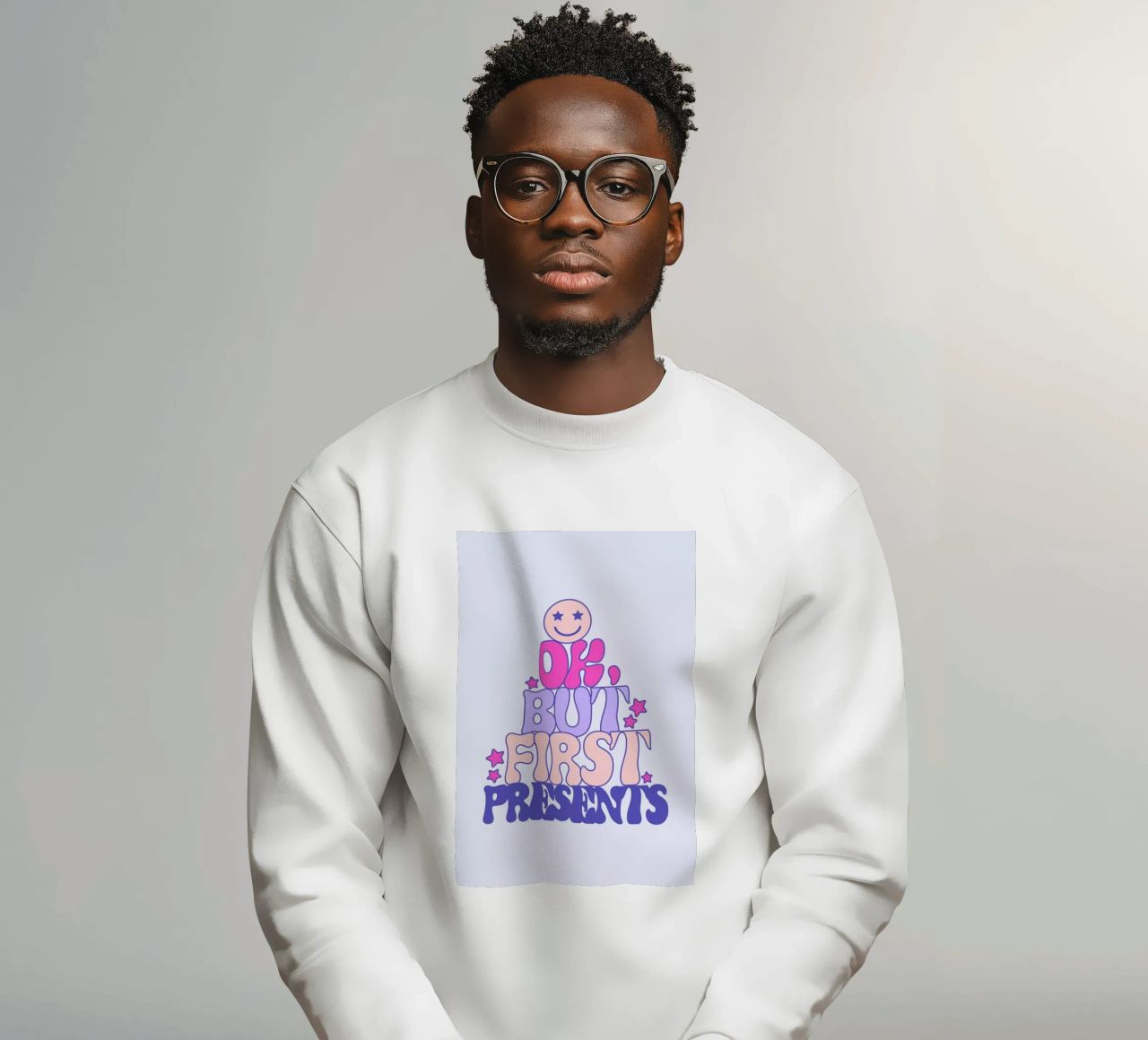 Ok But First Presents 1 felpa da cafelab