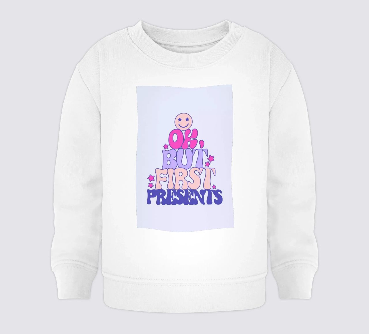 Ok But First Presents 1 felpa neonato da cafelab