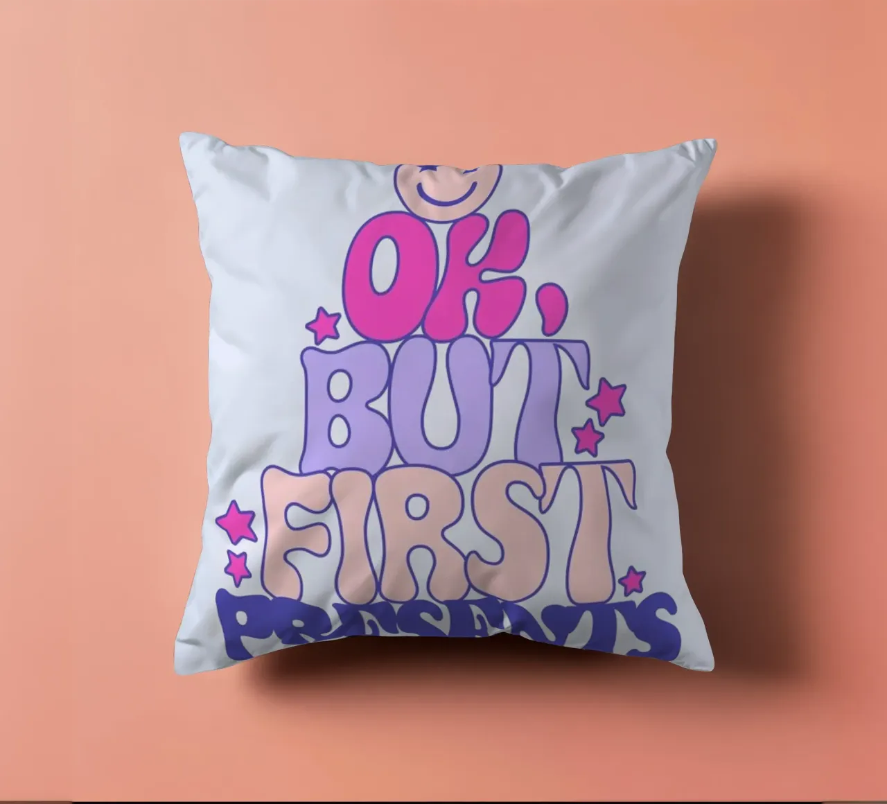 Ok But First Presents 1 cuscino da cafelab