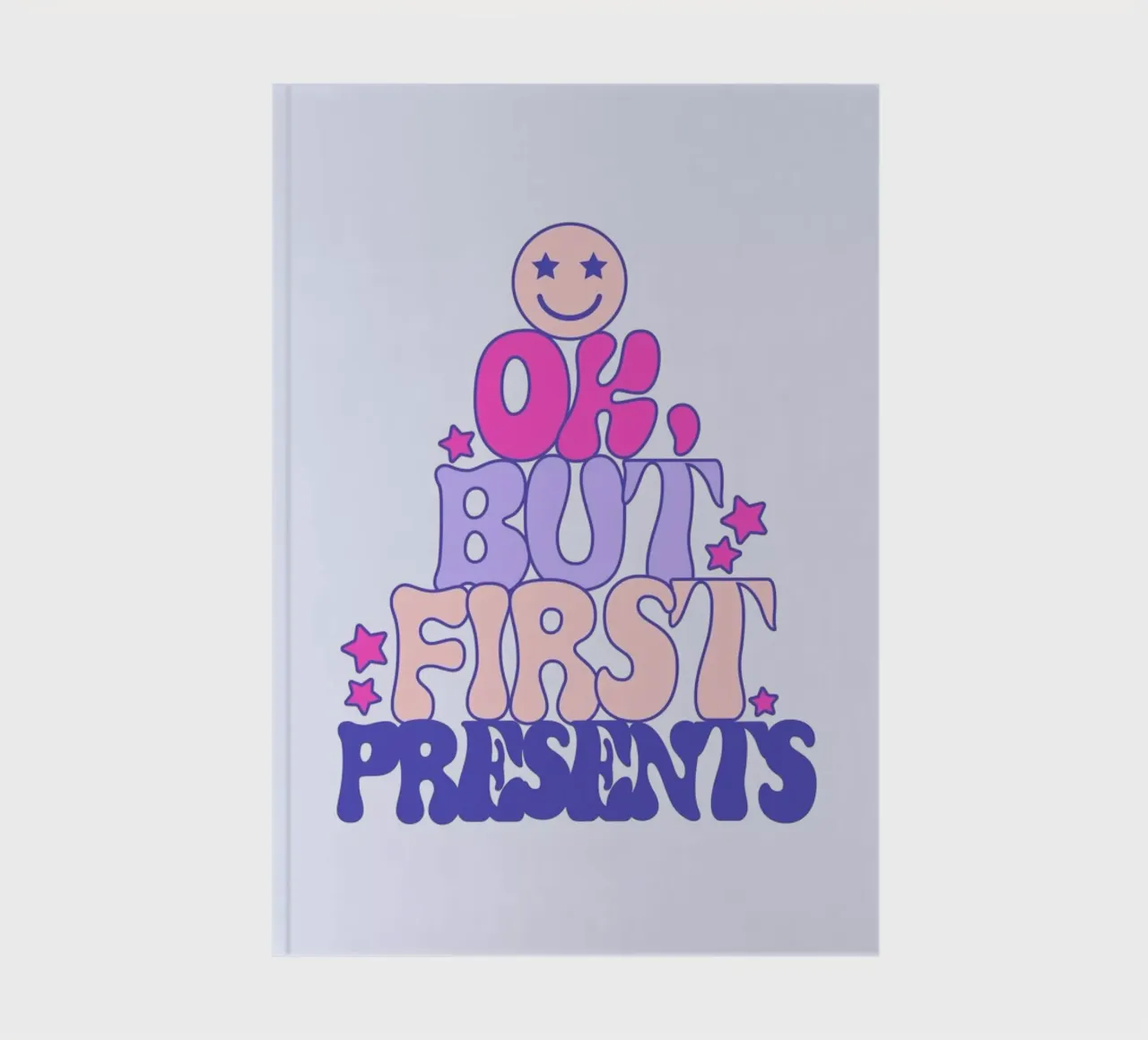 Ok But First Presents 1 notebook by cafelab