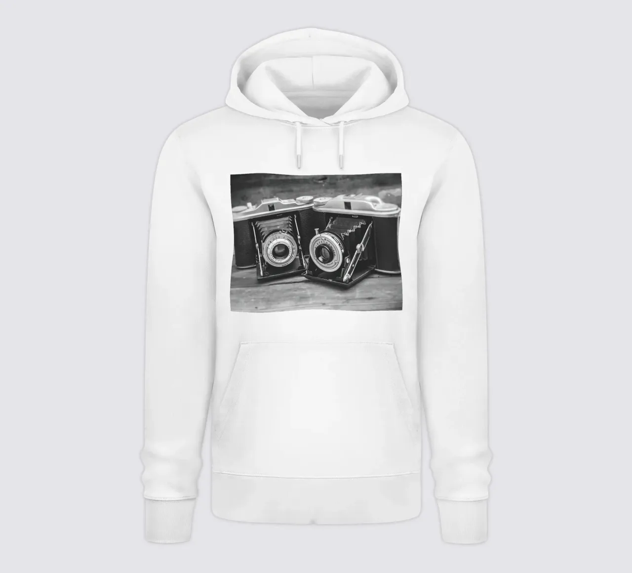 Two folding cameras felpa con cappuccio da Dave Hare Photography