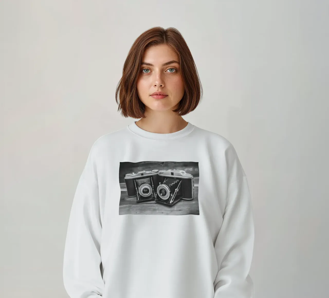 Two folding cameras felpa da Dave Hare Photography