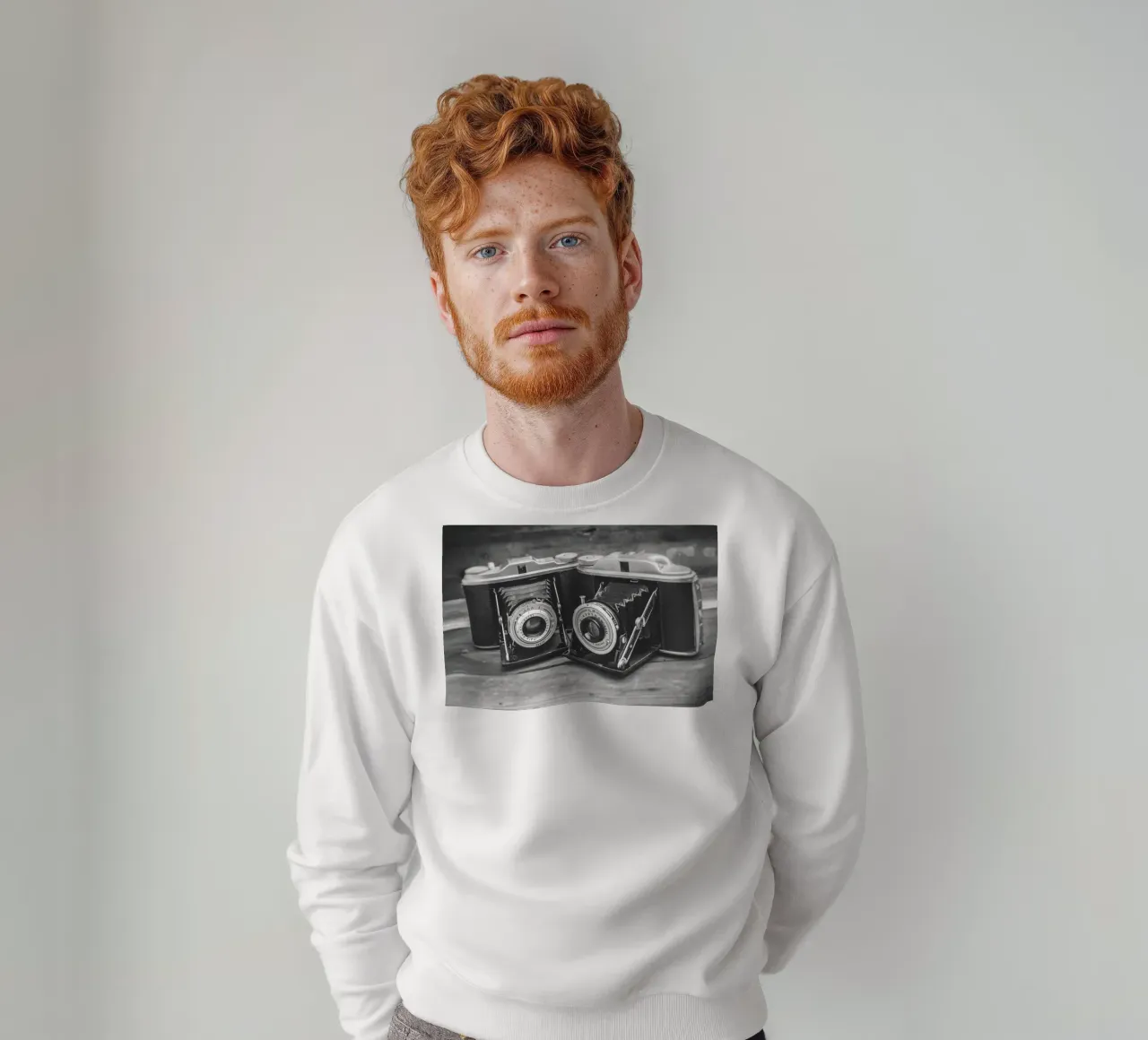 Two folding cameras felpa da Dave Hare Photography