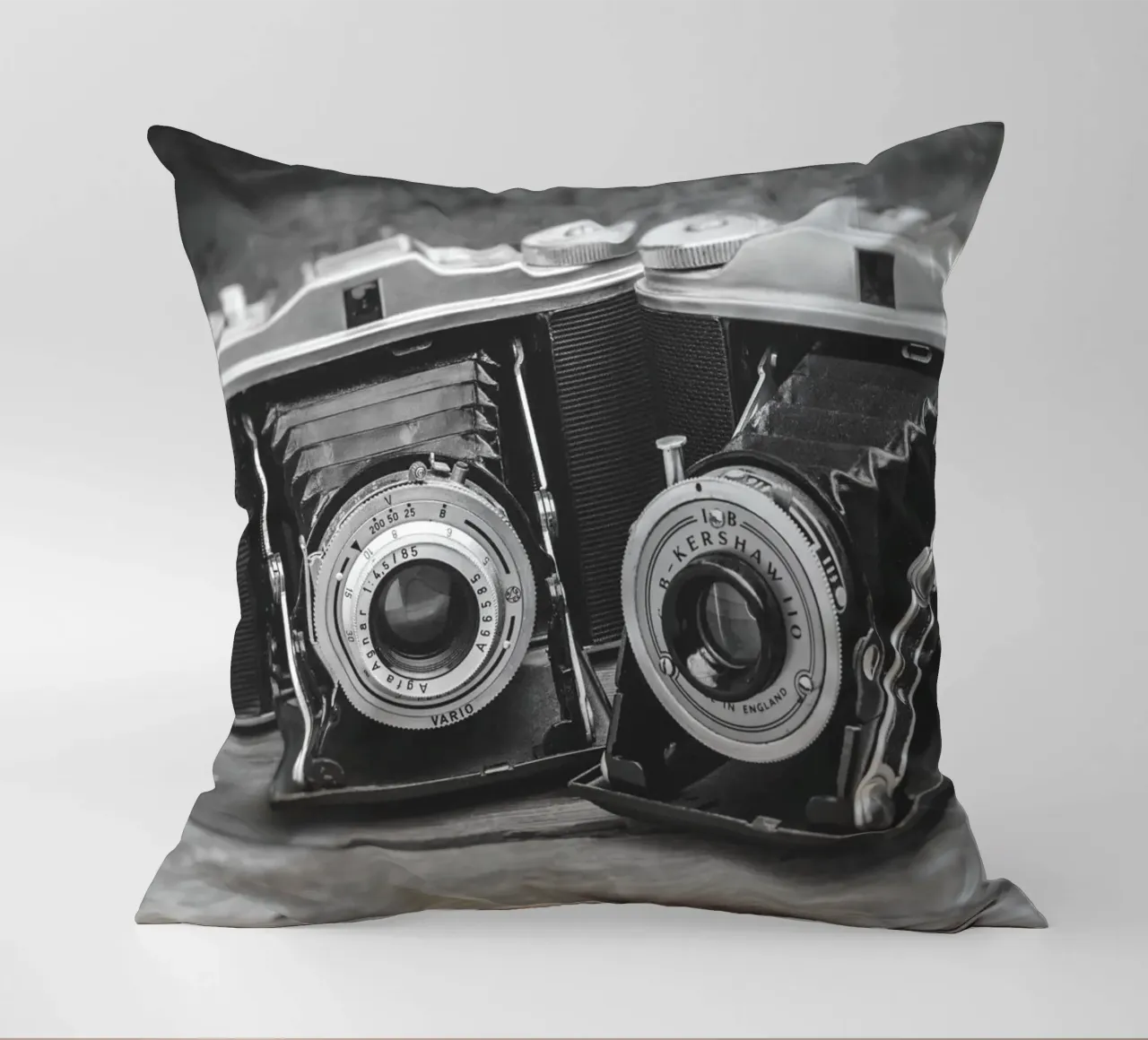 Two folding cameras cuscino da Dave Hare Photography