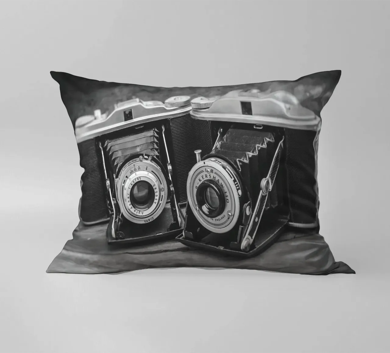 Two folding cameras cuscino da Dave Hare Photography
