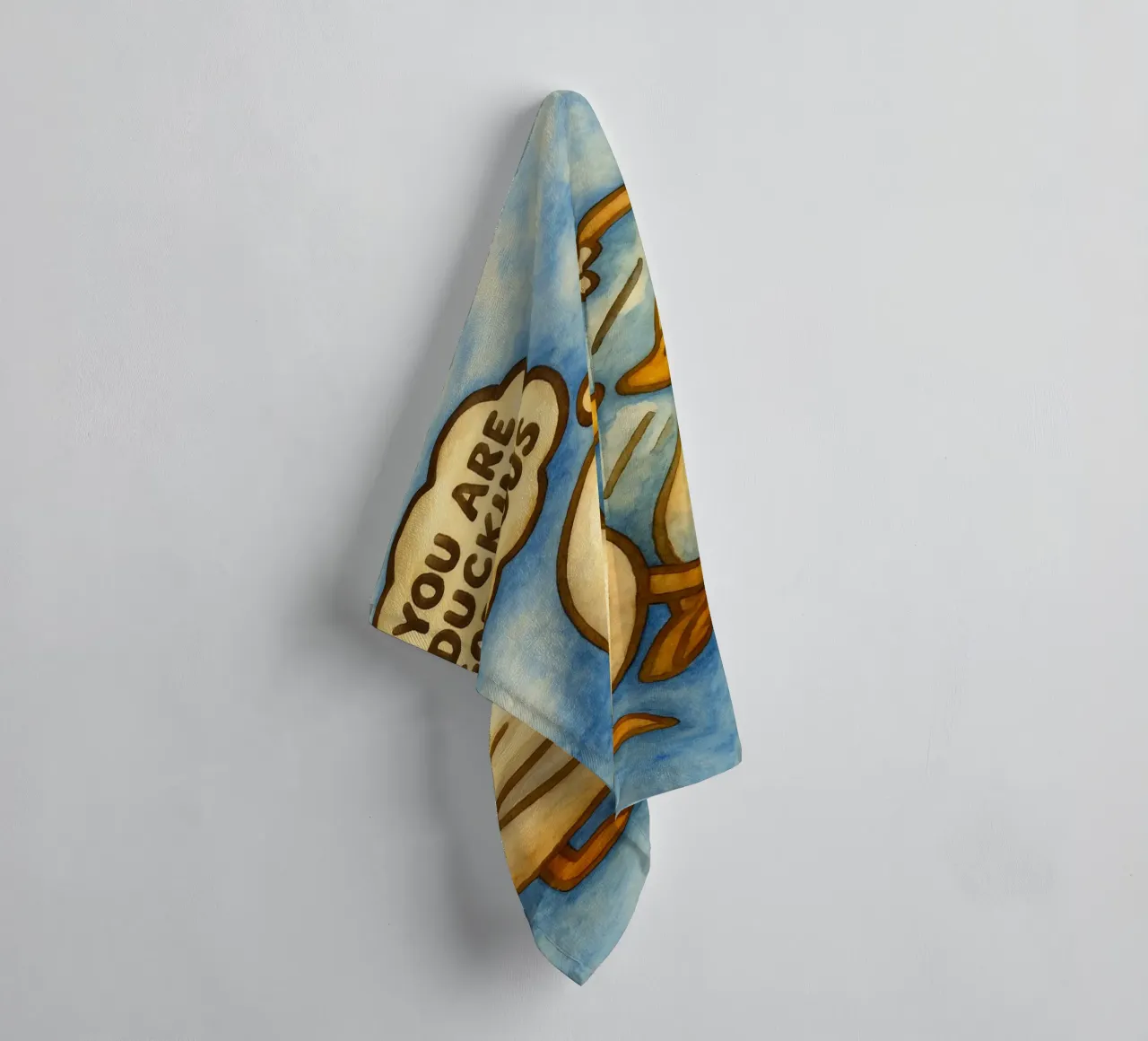 Funny Duck You Are Ducking Gorgeous towel by onerules