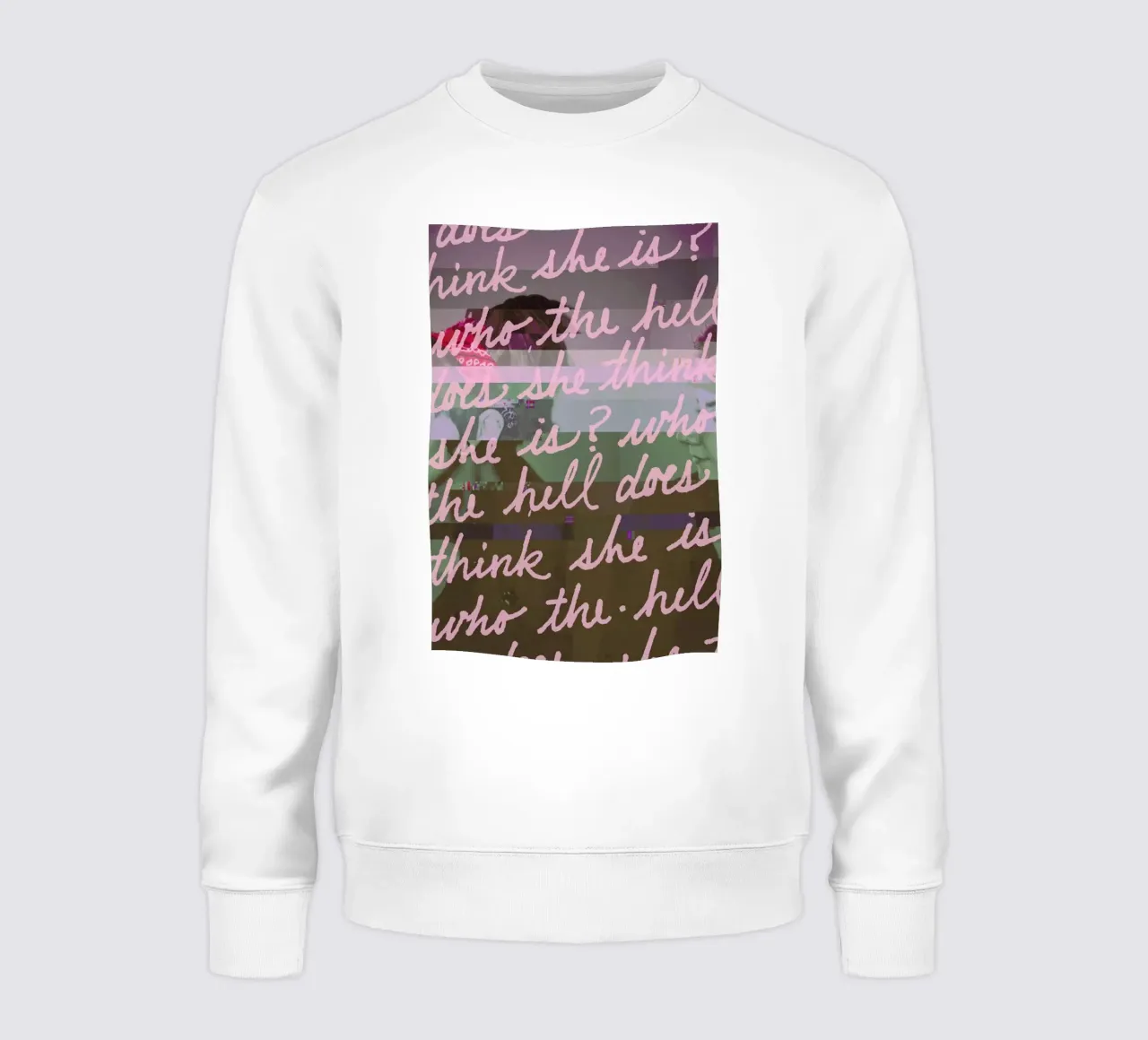 Glitch - Who the Hell sweatshirt by Ash Nico