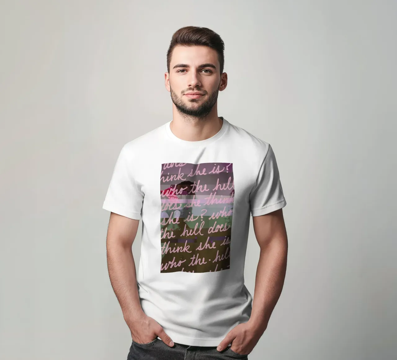 Glitch - Who the Hell t-shirt da Ash Nico