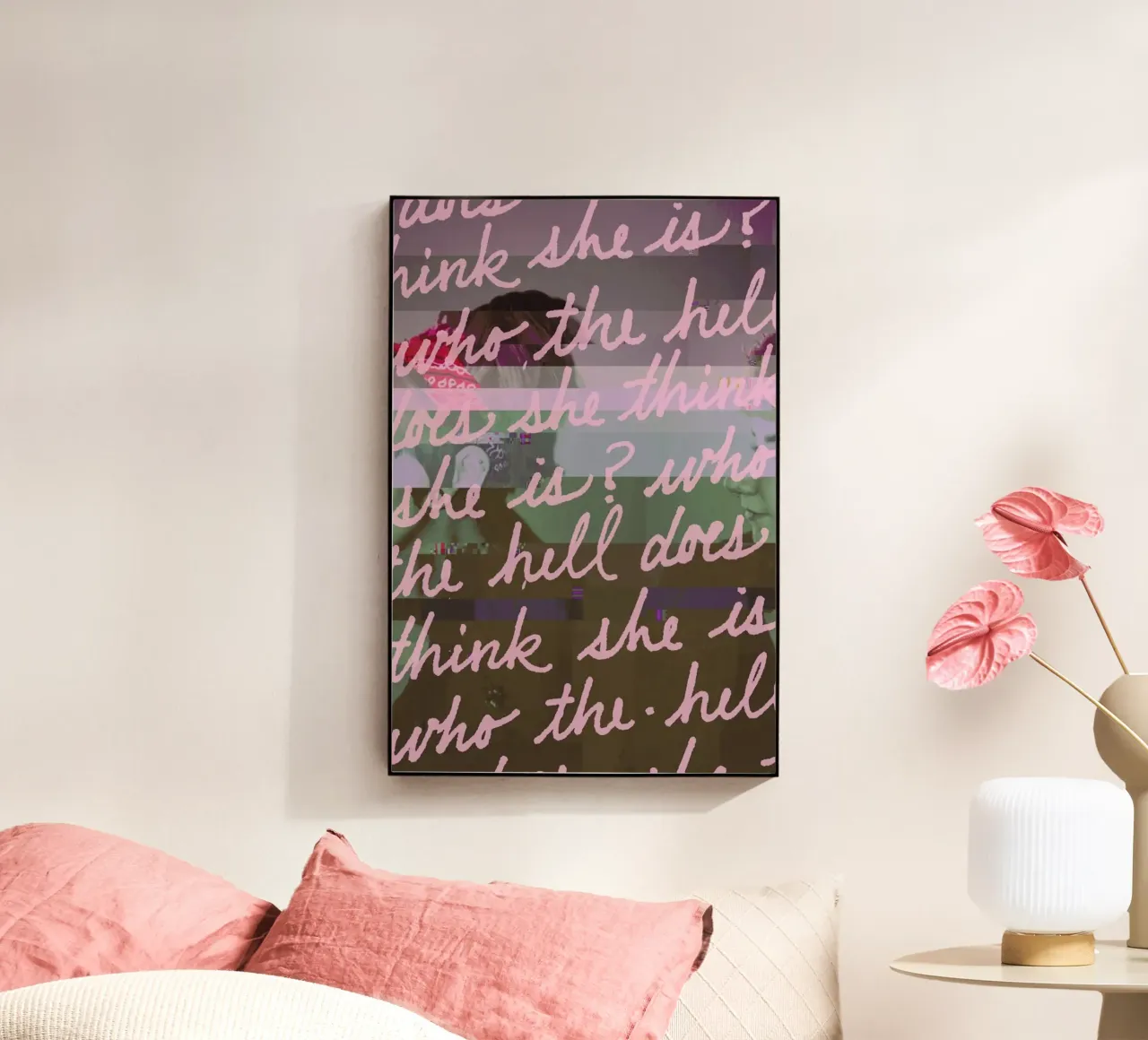 Glitch - Who the Hell plexiglass da Ash Nico