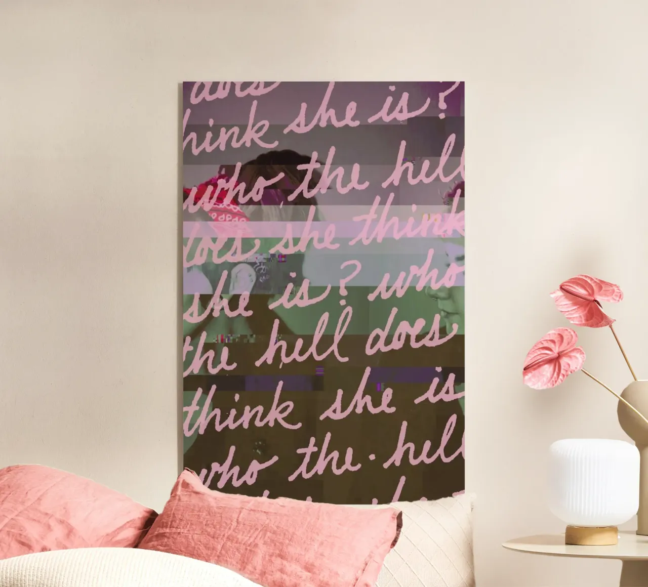 Glitch - Who the Hell plexiglass da Ash Nico