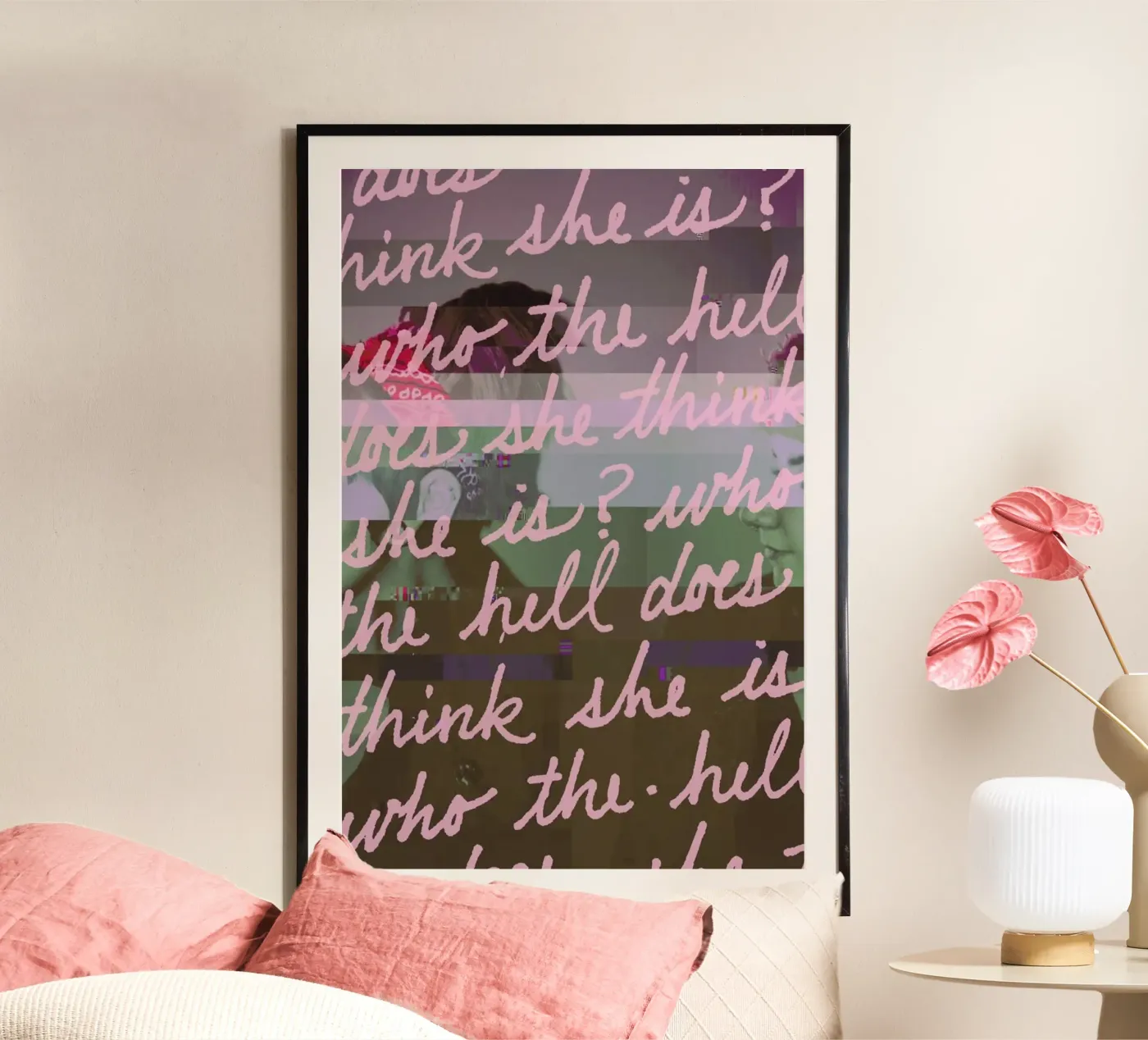 Glitch - Who the Hell poster da Ash Nico