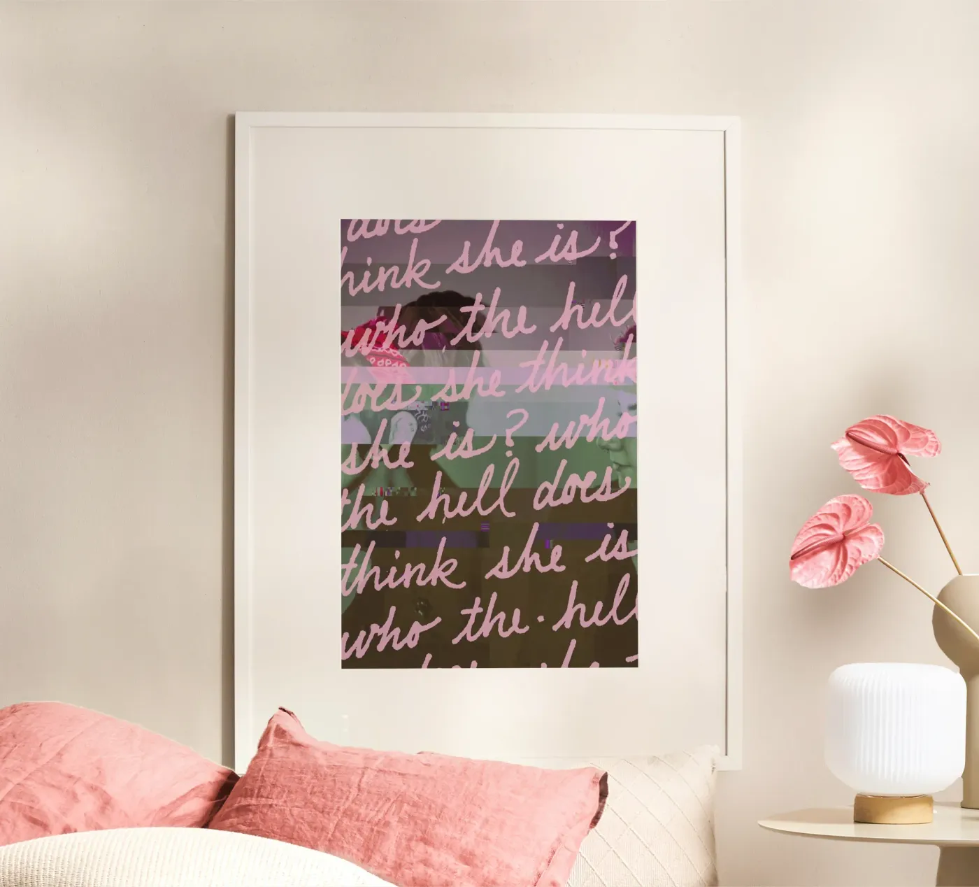Glitch - Who the Hell poster da Ash Nico