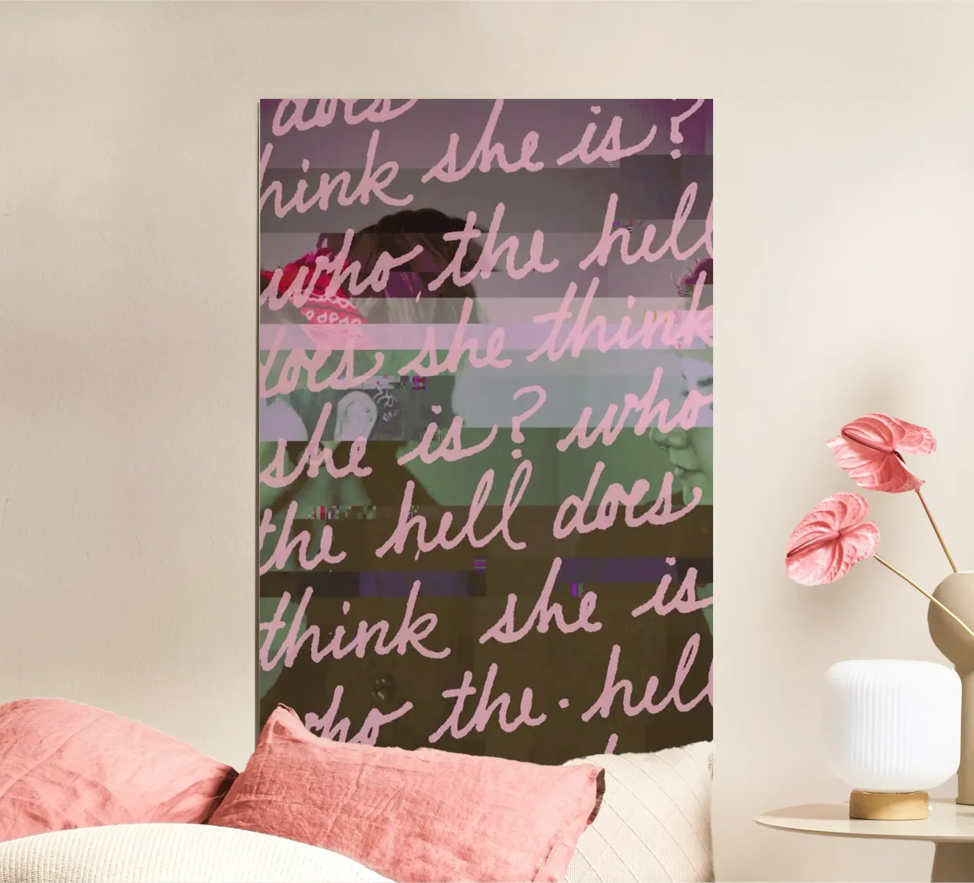 Glitch - Who the Hell poster da Ash Nico