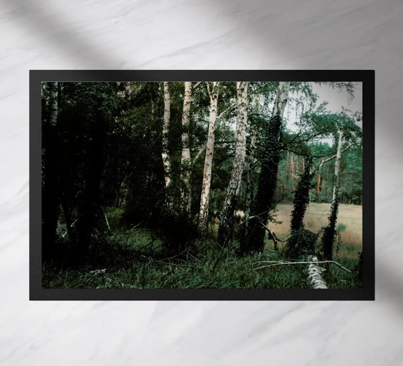 Forest Scene Fußmatte von Sebastian Hilgetag