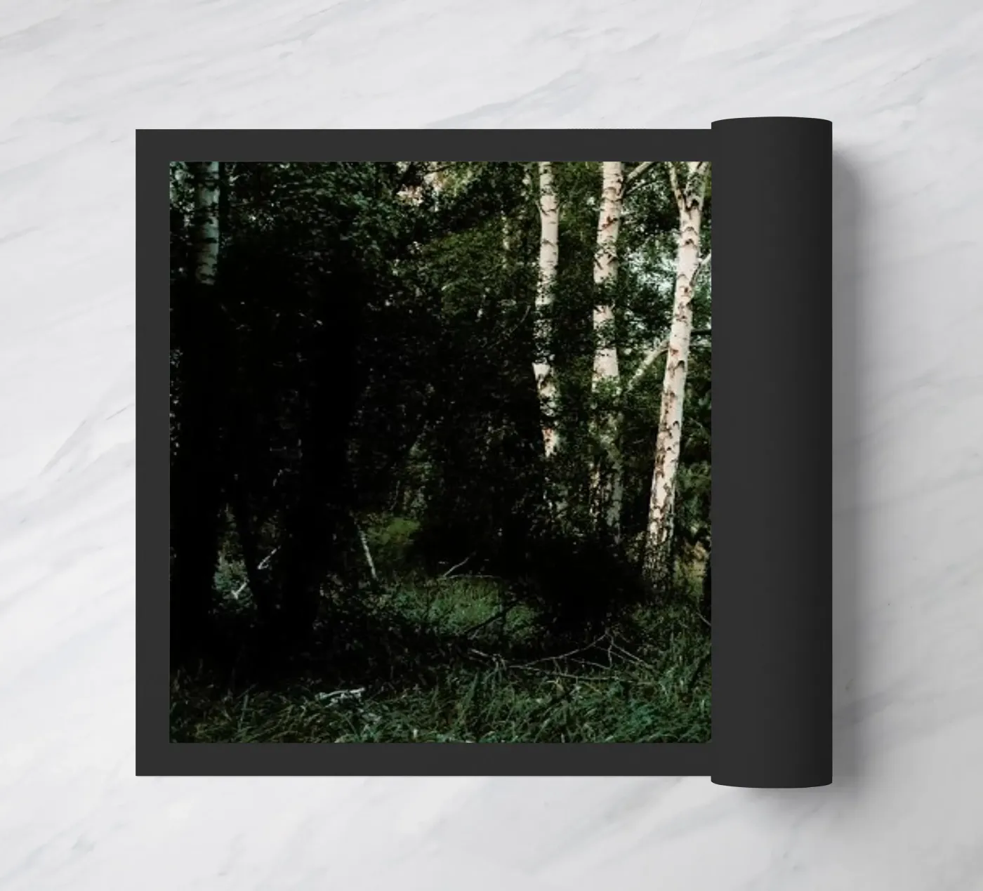 Forest Scene Fußmatte von Sebastian Hilgetag