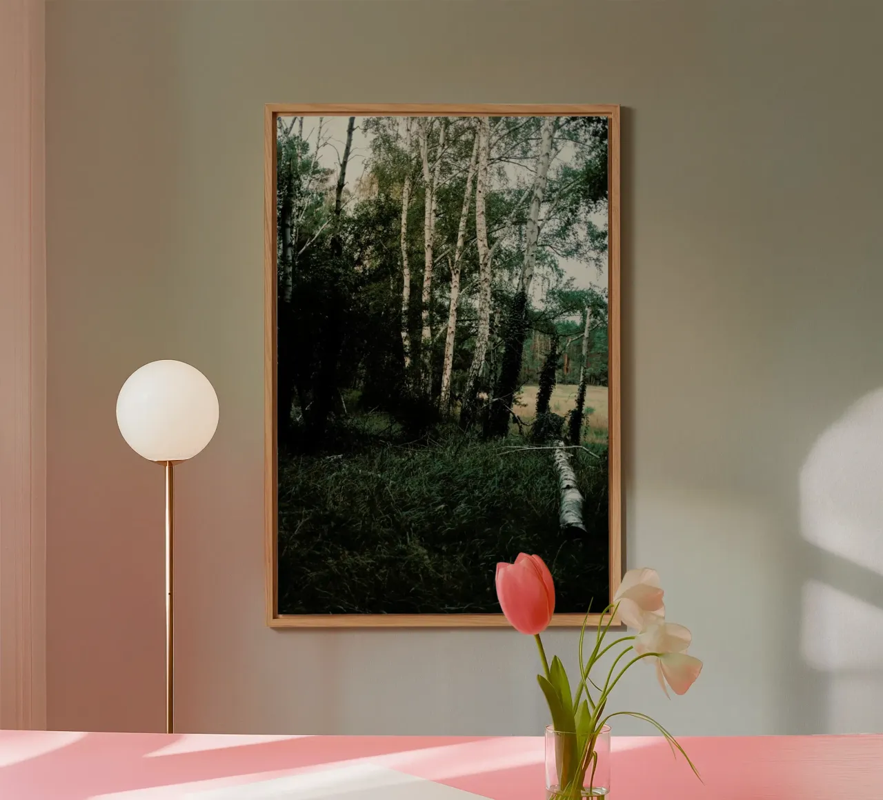 Forest Scene alluminio dibond da Sebastian Hilgetag
