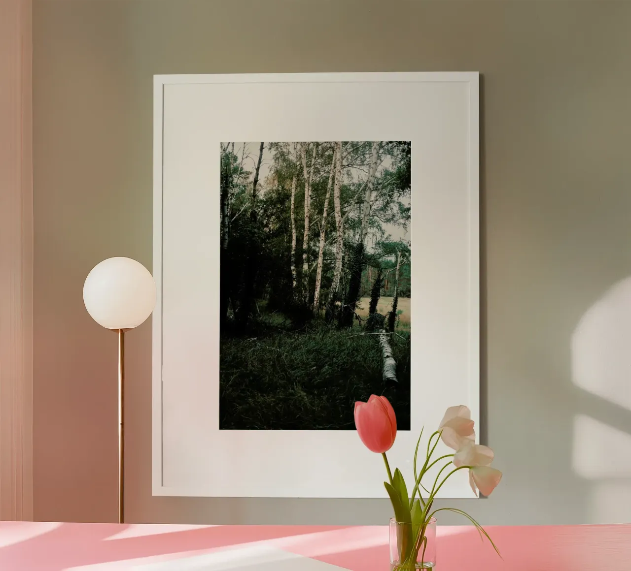 Forest Scene carta hahnemühle da Sebastian Hilgetag