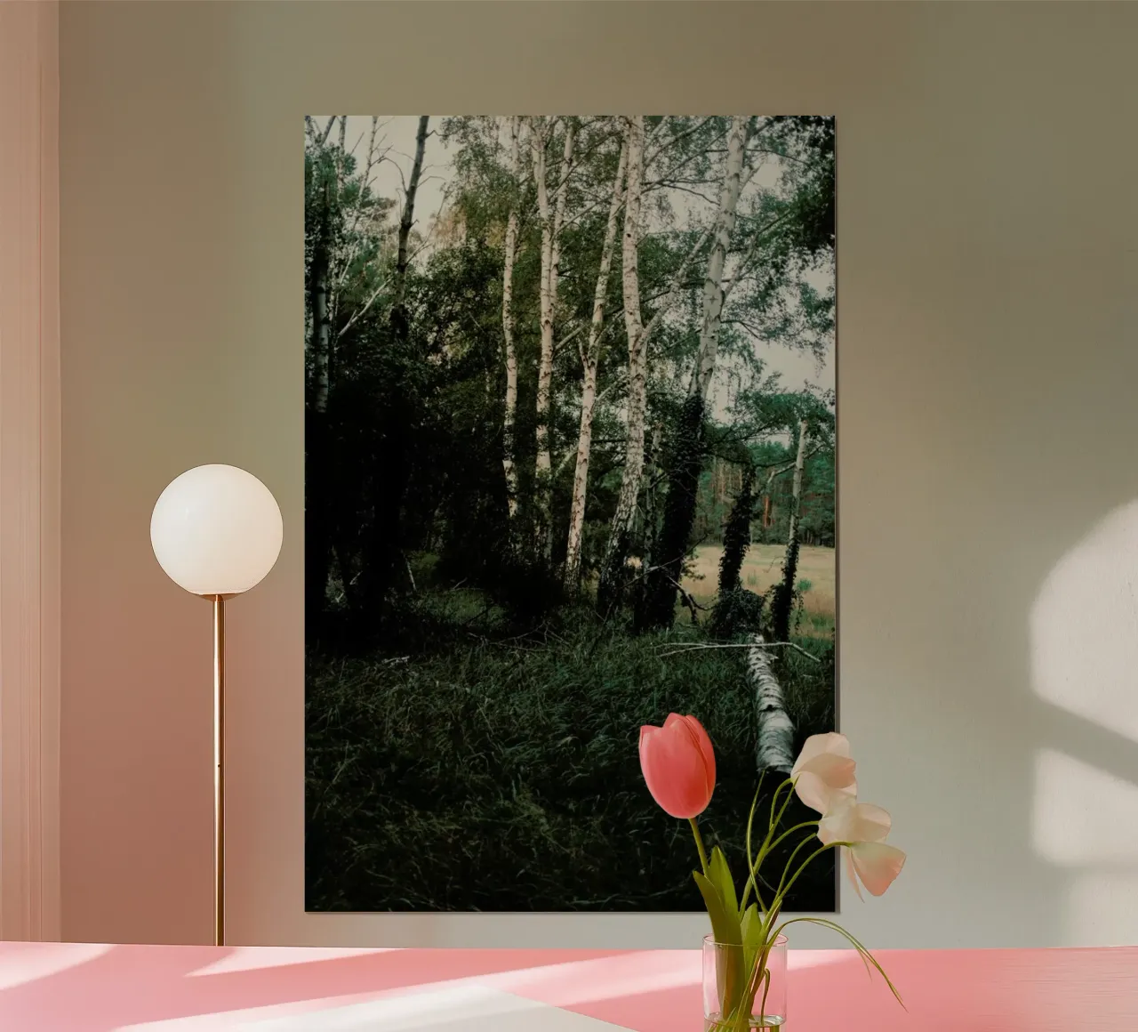 Forest Scene carta hahnemühle da Sebastian Hilgetag